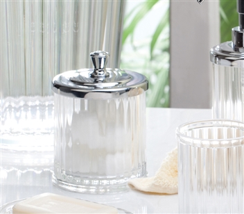 Bath & Beauty | Countertop Accessories | Clear Storage Jar