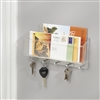 Bedroom | Artwork & Wall Decor | Wall Mounted Letter Rack With Key Hooks