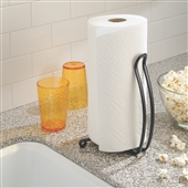 Black Kitchen Roll Holder