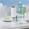 Bath & Beauty | Countertop Accessories | Frosted Soap Dispenser