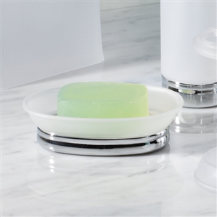 Bath & Beauty | Countertop Accessories | Frosted Soap Dish