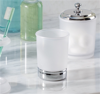 Bath & Beauty | Countertop Accessories | Frosted Tumbler