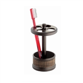 Rattan Toothbrush Holder  