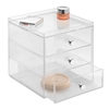 Bedroom | Beauty Organisers | Set of Three Acrylic Drawers for Makeup Storage