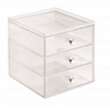 Bedroom | Beauty Organisers | Set of Three Acrylic Drawers for Makeup Storage