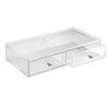 Bedroom | Beauty Organisers | Acrylic Drawers for Makeup Storage - Two Wide