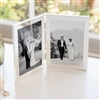 Bedroom | Artwork & Wall Decor | Silver Plated Double Aperture Picture Frame